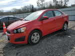 2013 Chevrolet Sonic Lt Red vin: 1G1JC5SH5D4154741