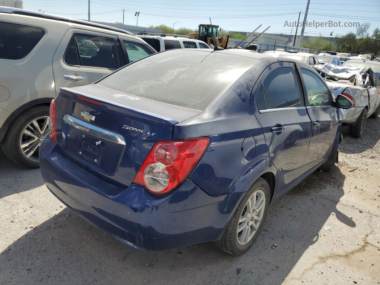 2013 Chevrolet Sonic Lt Blue vin: 1G1JC5SH5D4197363