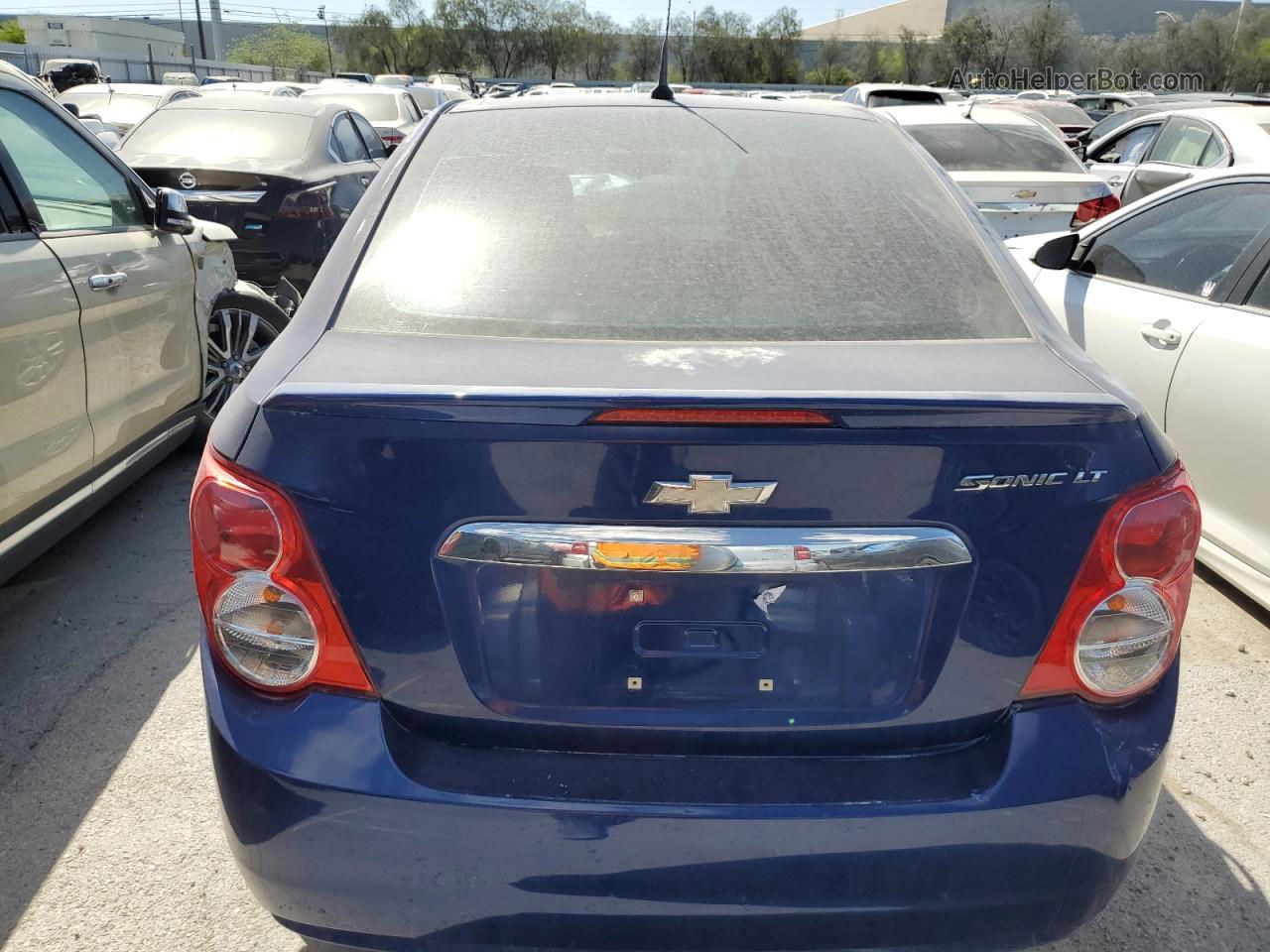 2013 Chevrolet Sonic Lt Blue vin: 1G1JC5SH5D4197363