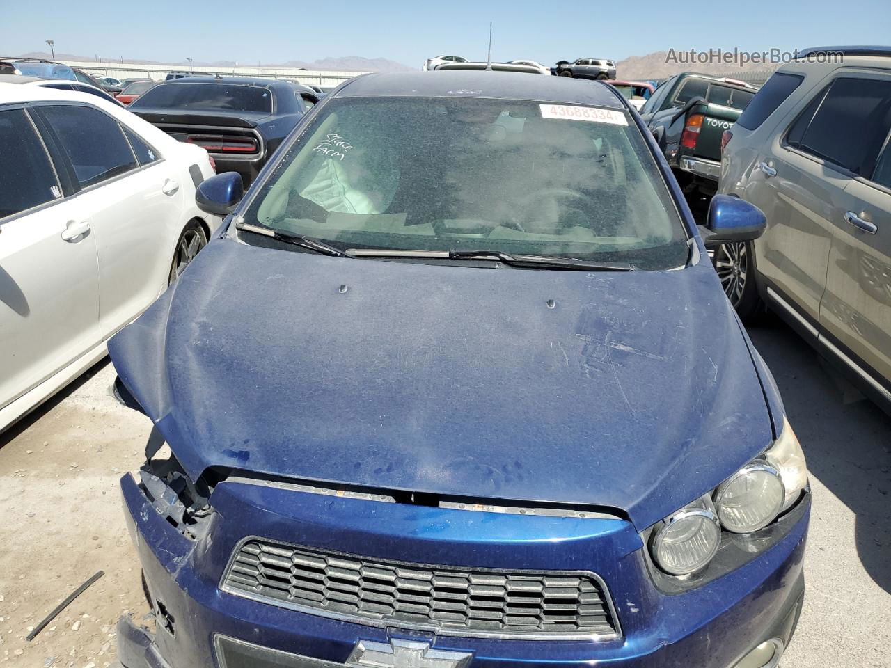 2013 Chevrolet Sonic Lt Blue vin: 1G1JC5SH5D4197363