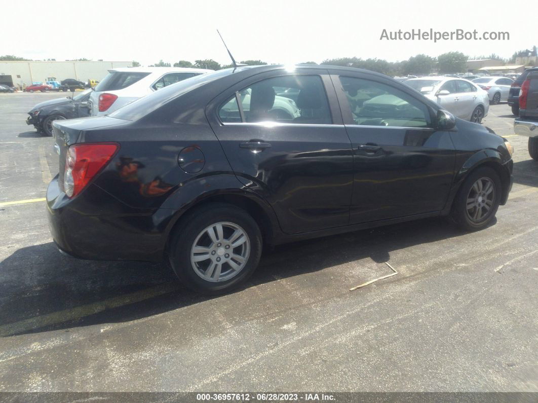 2013 Chevrolet Sonic Lt Black vin: 1G1JC5SH5D4257805