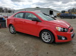 2014 Chevrolet Sonic Lt Red vin: 1G1JC5SH5E4131817