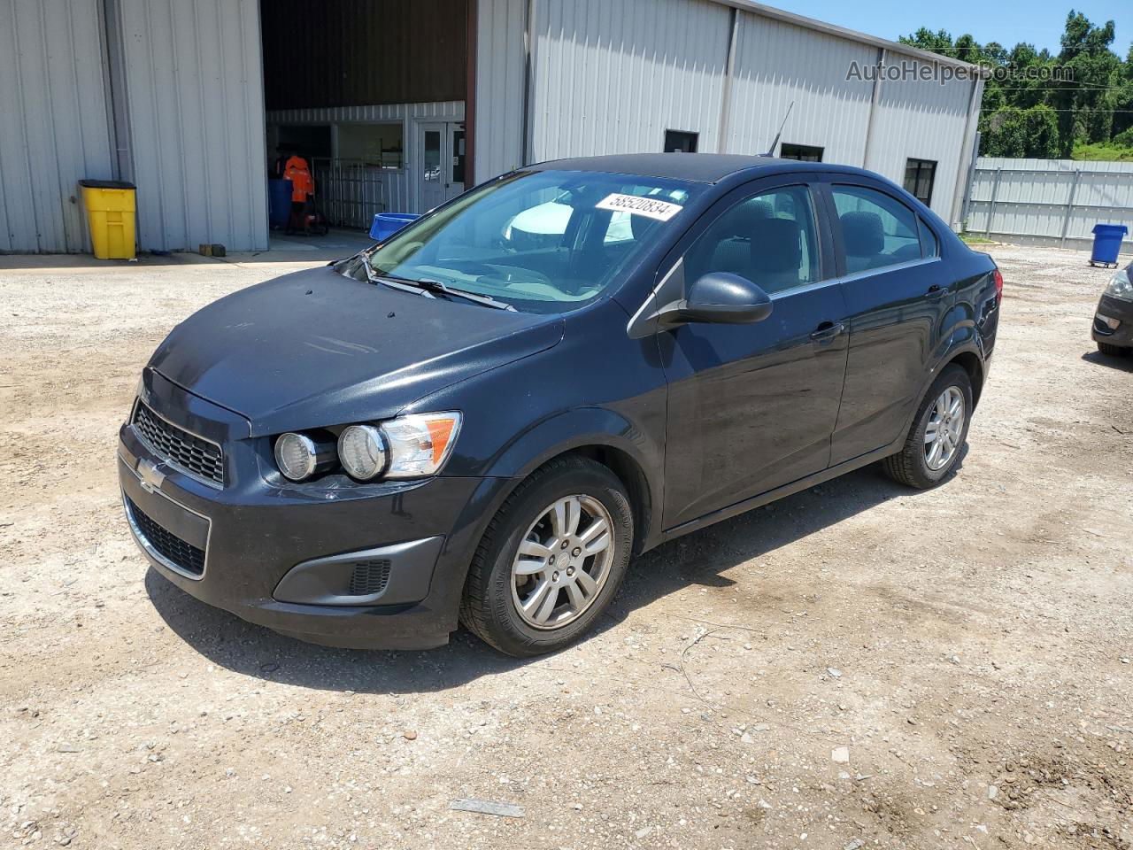 2014 Chevrolet Sonic Lt Black vin: 1G1JC5SH5E4137973