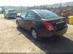 2014 Chevrolet Sonic Lt Black vin: 1G1JC5SH5E4163618