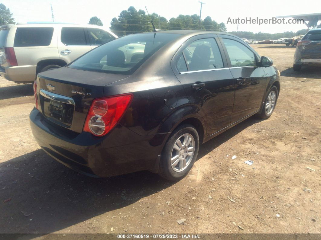 2014 Chevrolet Sonic Lt Black vin: 1G1JC5SH5E4163618