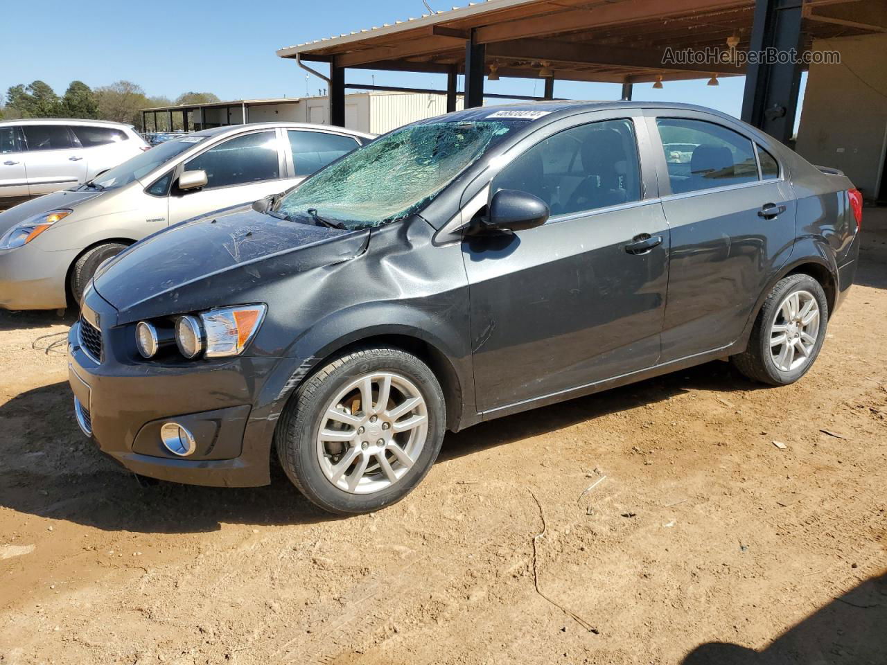 2014 Chevrolet Sonic Lt Серый vin: 1G1JC5SH5E4209643