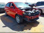 2013 Chevrolet Sonic Lt Auto Red vin: 1G1JC5SH6D4143831