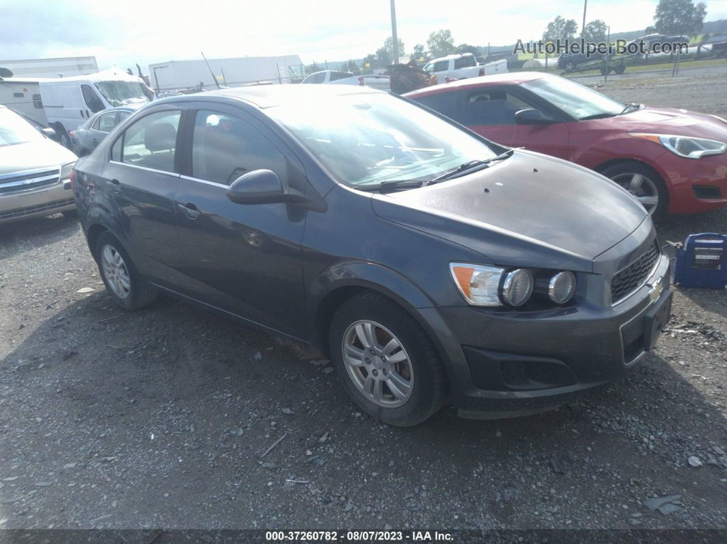 2013 Chevrolet Sonic Lt Gray vin: 1G1JC5SH6D4175548