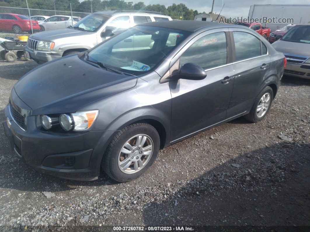 2013 Chevrolet Sonic Lt Gray vin: 1G1JC5SH6D4175548