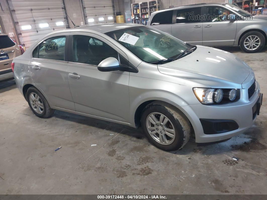 2013 Chevrolet Sonic Lt Auto Silver vin: 1G1JC5SH6D4190664