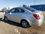 2014 Chevrolet Sonic Lt Silver vin: 1G1JC5SH6E4108384