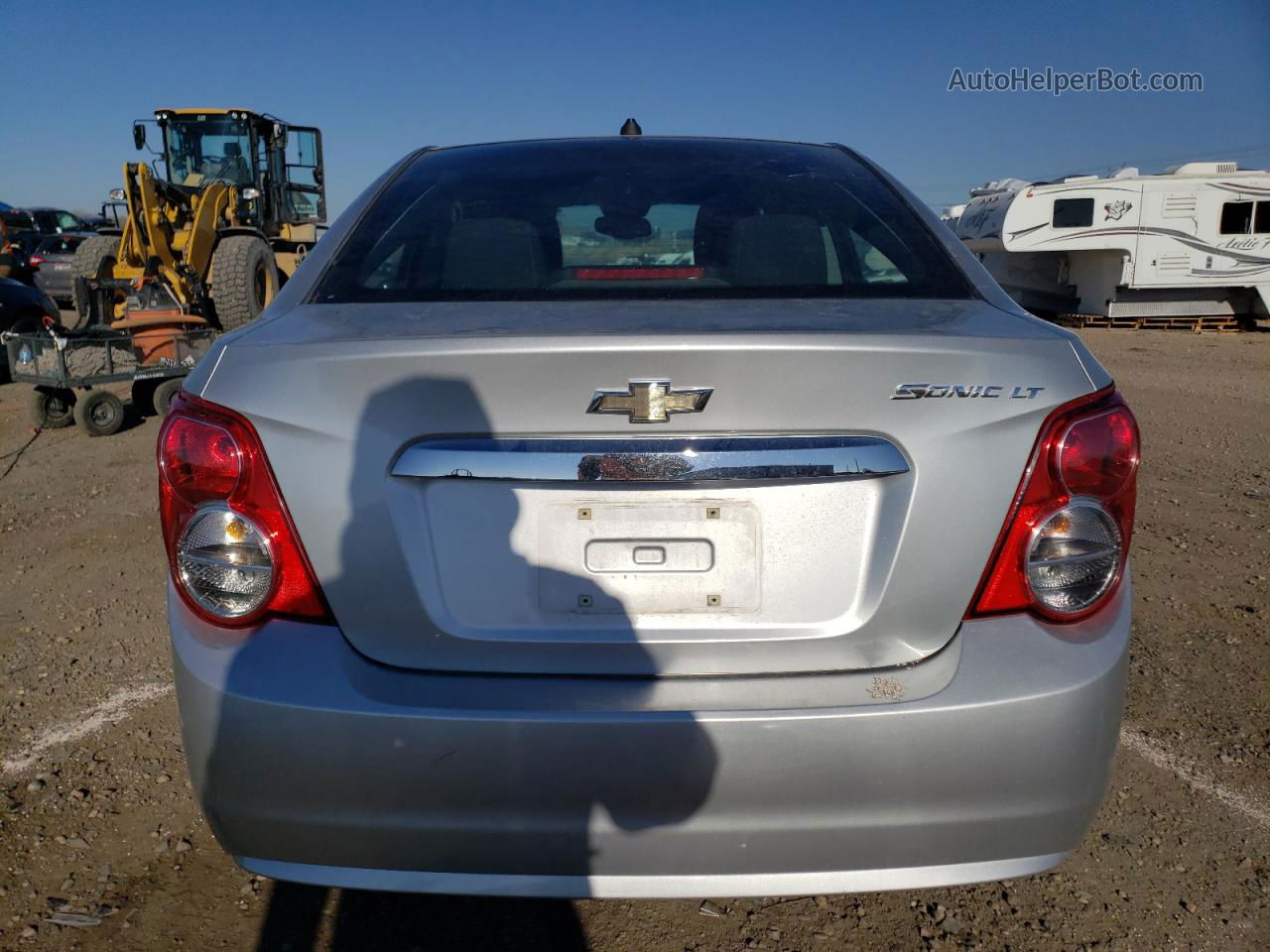 2014 Chevrolet Sonic Lt Silver vin: 1G1JC5SH6E4108384