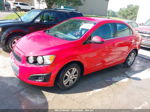 2014 Chevrolet Sonic Lt Red vin: 1G1JC5SH6E4164311