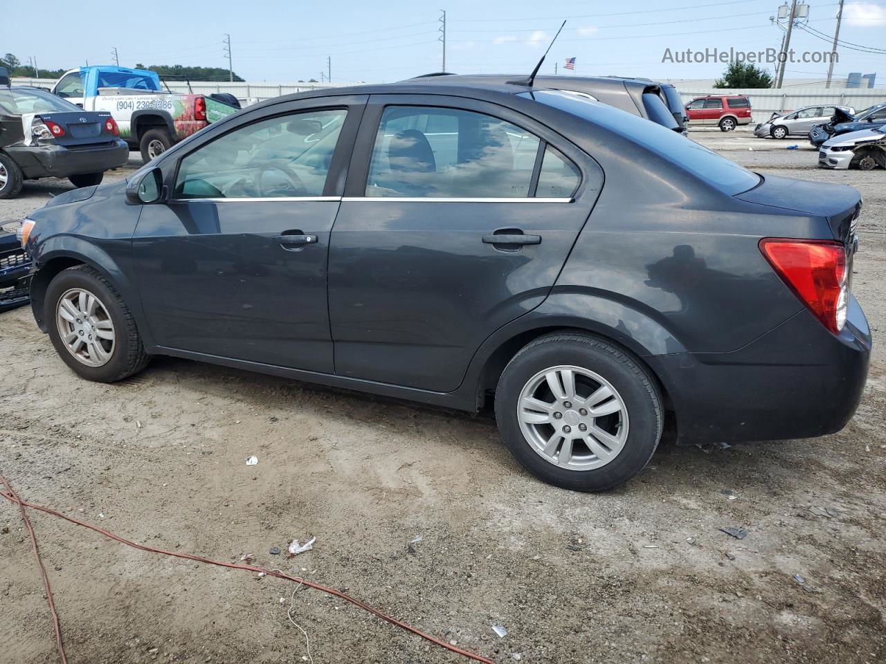 2014 Chevrolet Sonic Lt Gray vin: 1G1JC5SH6E4165992