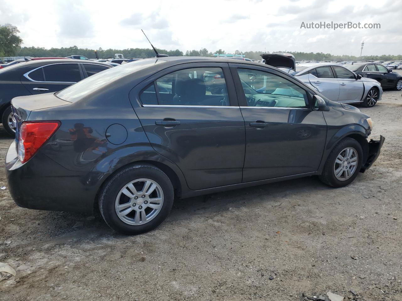 2014 Chevrolet Sonic Lt Gray vin: 1G1JC5SH6E4165992