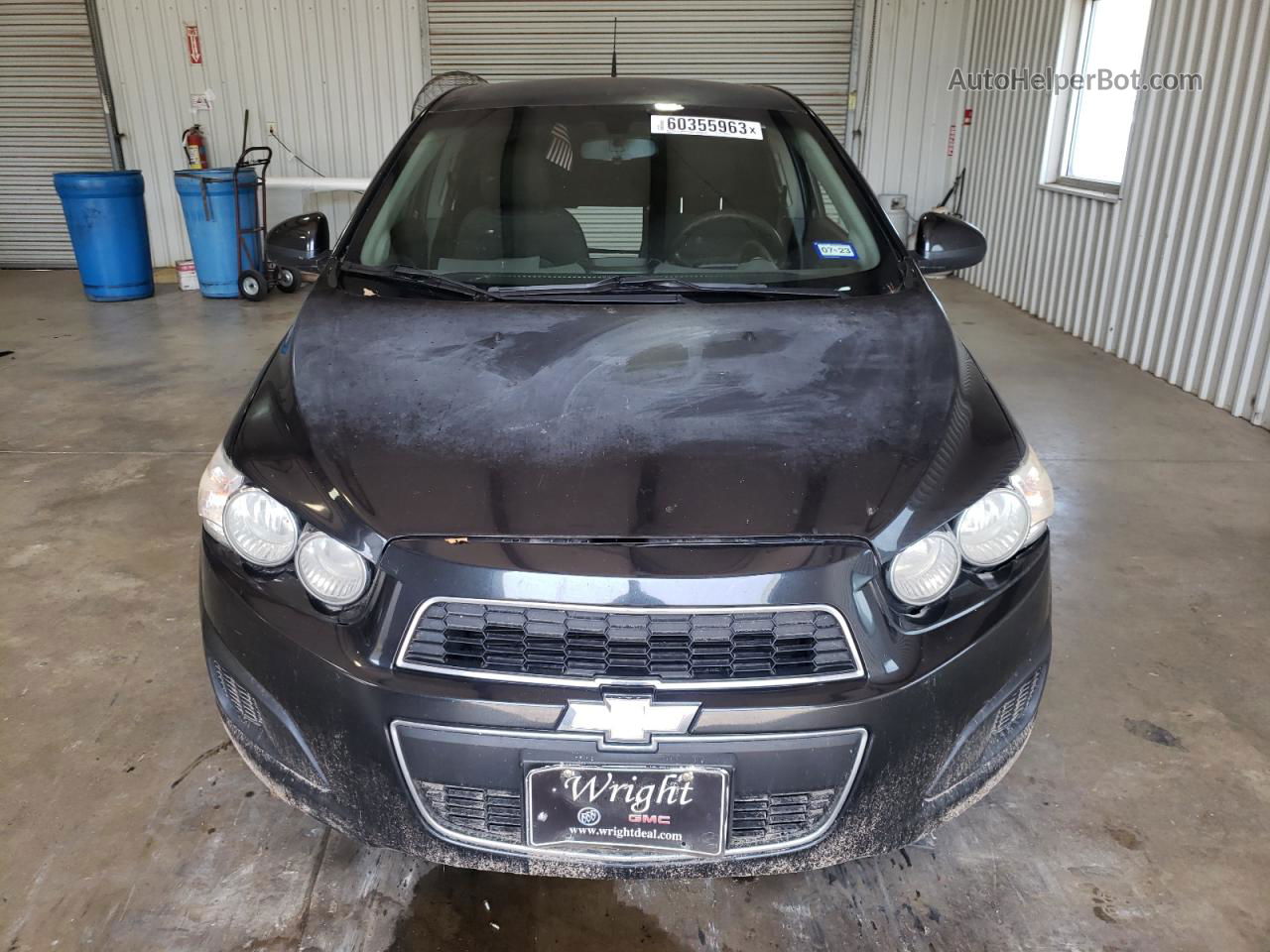 2014 Chevrolet Sonic Lt Black vin: 1G1JC5SH6E4201714