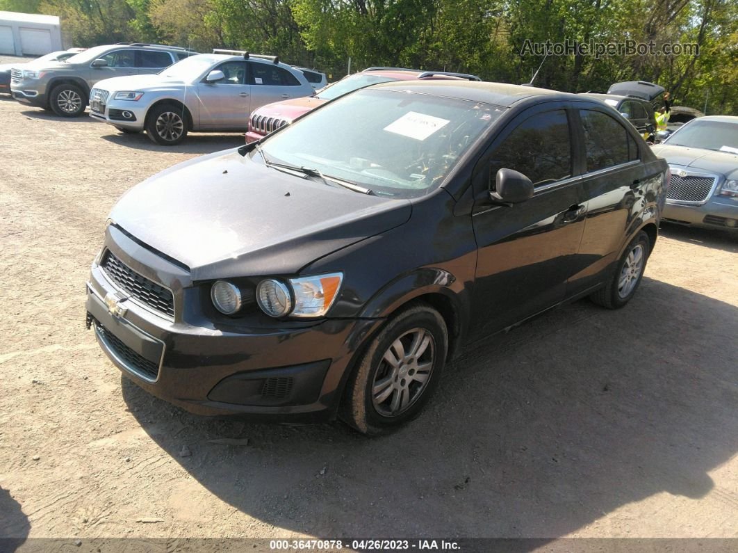 2014 Chevrolet Sonic Lt Black vin: 1G1JC5SH6E4240562