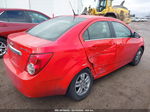 2014 Chevrolet Sonic Lt Auto Red vin: 1G1JC5SH6E4244143