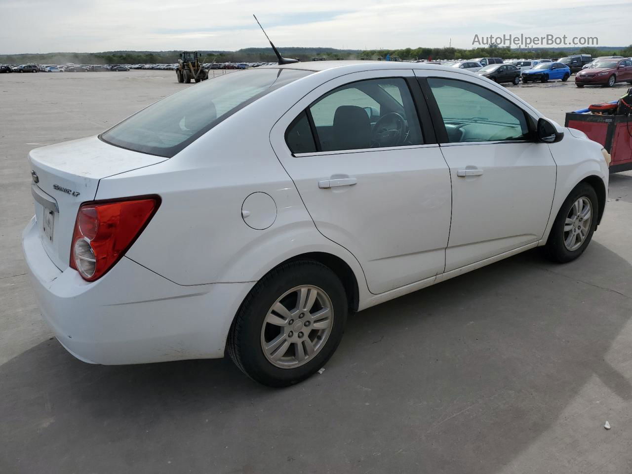 2013 Chevrolet Sonic Lt White vin: 1G1JC5SH7D4139920