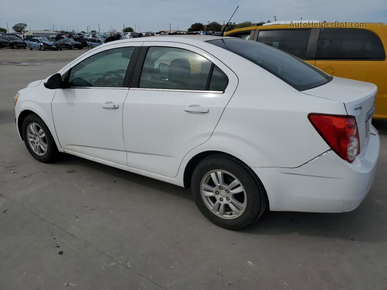 2013 Chevrolet Sonic Lt White vin: 1G1JC5SH7D4139920