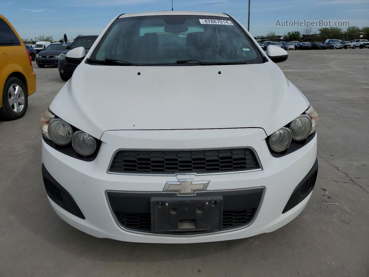 2013 Chevrolet Sonic Lt White vin: 1G1JC5SH7D4139920