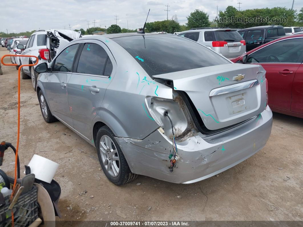 2013 Chevrolet Sonic Lt Silver vin: 1G1JC5SH7D4140209