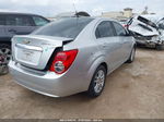 2013 Chevrolet Sonic Lt Silver vin: 1G1JC5SH7D4140209