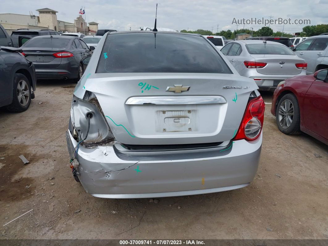 2013 Chevrolet Sonic Lt Silver vin: 1G1JC5SH7D4140209