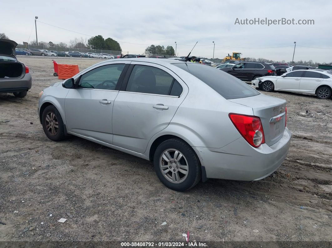 2013 Chevrolet Sonic Lt Auto Silver vin: 1G1JC5SH7D4146446