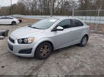 2013 Chevrolet Sonic Lt Auto Silver vin: 1G1JC5SH7D4146446