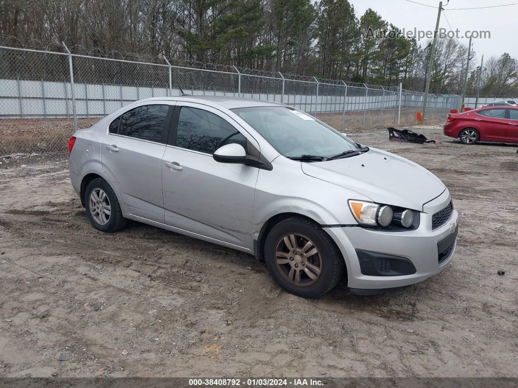 2013 Chevrolet Sonic Lt Auto Silver vin: 1G1JC5SH7D4146446