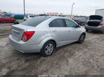 2013 Chevrolet Sonic Lt Auto Silver vin: 1G1JC5SH7D4146446