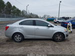 2013 Chevrolet Sonic Lt Auto Silver vin: 1G1JC5SH7D4146446