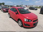 2013 Chevrolet Sonic Lt Красный vin: 1G1JC5SH7D4237796