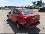 2013 Chevrolet Sonic Lt Red vin: 1G1JC5SH7D4237796