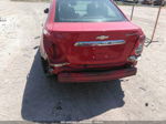 2013 Chevrolet Sonic Lt Red vin: 1G1JC5SH7D4237796