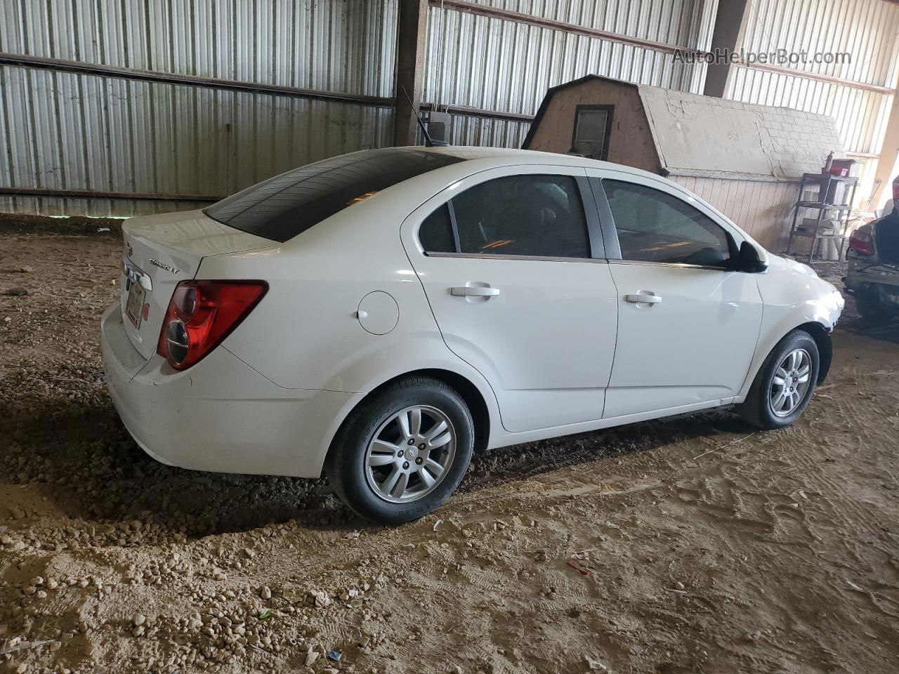 2013 Chevrolet Sonic Lt White vin: 1G1JC5SH7D4240388