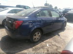 2013 Chevrolet Sonic Lt Auto Синий vin: 1G1JC5SH7D4244375