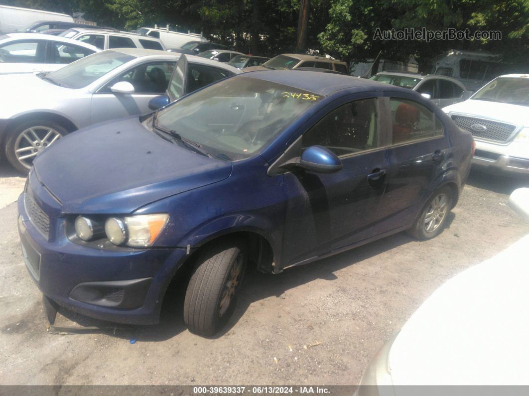 2013 Chevrolet Sonic Lt Auto Blue vin: 1G1JC5SH7D4244375