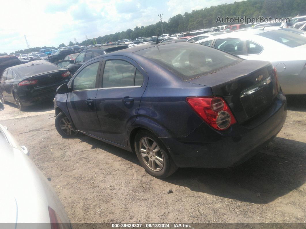 2013 Chevrolet Sonic Lt Auto Blue vin: 1G1JC5SH7D4244375