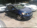 2013 Chevrolet Sonic Lt Auto Синий vin: 1G1JC5SH7D4244375