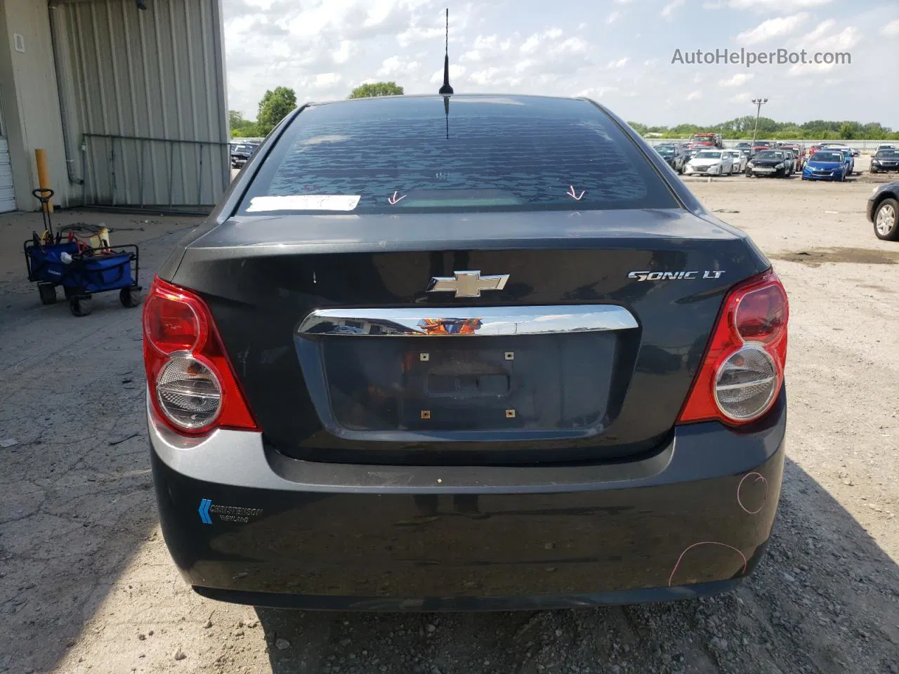 2014 Chevrolet Sonic Lt Серый vin: 1G1JC5SH7E4113335