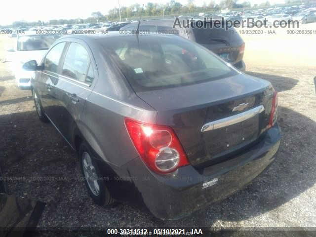 2014 Chevrolet Sonic Lt Auto Gray vin: 1G1JC5SH7E4131527