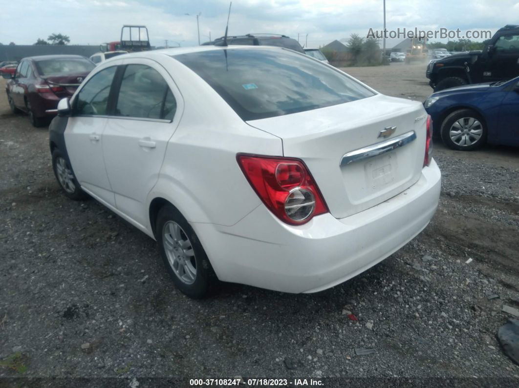 2014 Chevrolet Sonic Lt Auto Белый vin: 1G1JC5SH7E4182591