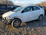 2014 Chevrolet Sonic Lt White vin: 1G1JC5SH7E4184132