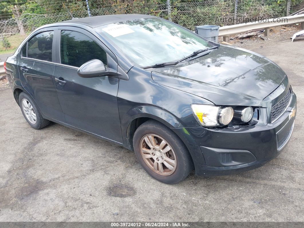 2014 Chevrolet Sonic Lt Auto Black vin: 1G1JC5SH7E4221566