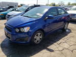 2014 Chevrolet Sonic Lt Blue vin: 1G1JC5SH7E4222426