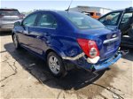 2014 Chevrolet Sonic Lt Синий vin: 1G1JC5SH7E4222426