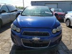 2014 Chevrolet Sonic Lt Blue vin: 1G1JC5SH7E4222426