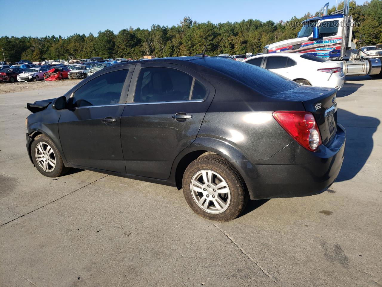 2013 Chevrolet Sonic Lt Black vin: 1G1JC5SH8D4123659